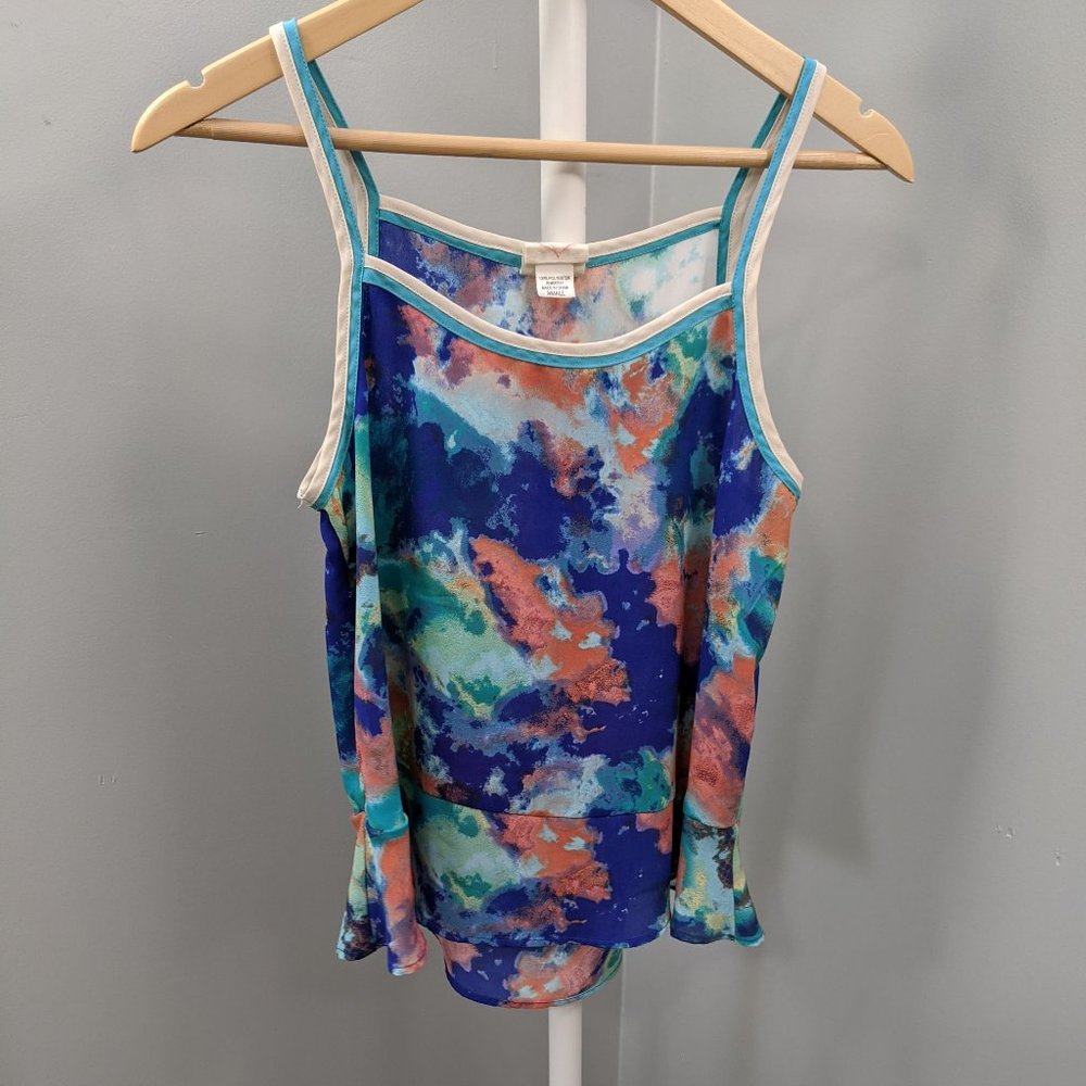 Self Esteem Multi-Color Playful Fashion Top, S